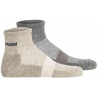 Salomon Evasion Ankle Wandersocken 2er Pack Grau 45-47