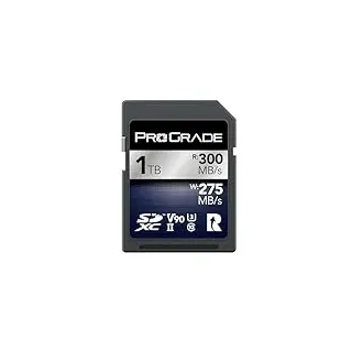 SD UHS-II 1TB Karte V90 – Bis zu 250 MB/s Schreibgeschwindigkeit und 300 MB/s Lesegeschwindigkeit | Für professionelle Filmemacher, Fotografen und Content-Kuratoren – von Prograde Digital