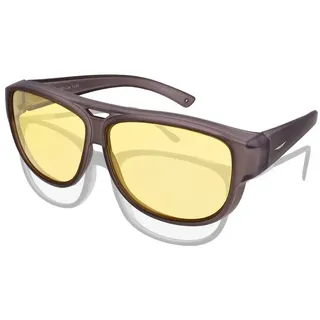 ActiveSol Retrosonnenbrille Nachtsichtbrille - Überziehbrille El Pavana für Autofahrer, gelbe Gläser gelb