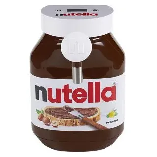 nutella Dosierpumpe Digitaler Spender, beheizbar, für 1 kg Nutella-Portionsbeutel