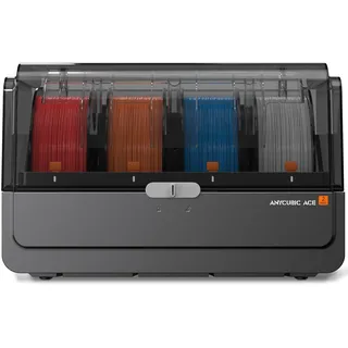 Anycubic ACE 2 Pro, Nicht mit ACE Pro Koppelbar, Verbesserte Feuchtigkeitsregulierung, Stabiler Filamenttransport Unterstützung für Mehrfarbendruck für Kobra X, Kobra S1 und Kobra S1 Max
