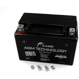 Batterie GEL KAGE YTX9-BS für Cagiva Honda Kawasaki KTM Suzuki Triumph Yamaha
