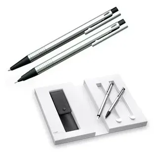 Lamy Schreibset logo 105/205, matt« silber