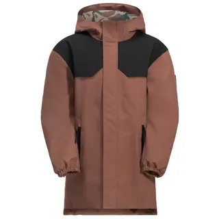 Jack Wolfskin Wintermantel Teen 2L Insulated Parka (wasserdicht, winddicht) rotbraun Mädchen rot 140 EU