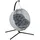 rund Grau 1-Sitzer mit Gestell