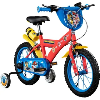 Paw Patrol Kinderfahrrad 14 Zoll rot / blau / gelb