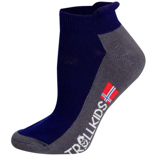 TROLLKIDS Hiking Low Cut Socks II Blau 26