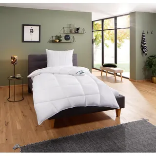 fan Microfaserbettdecke FAN "Komfort Plus Warm, Bettdecken für den Winter, Made in Germany, Decke", weiß, B:135cm L:200cm, Bezug: 100% Polyester.