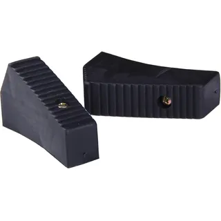 DOLLE Fusskappen für Bodentreppen 84 x 20 cm schwarz 2 Stück