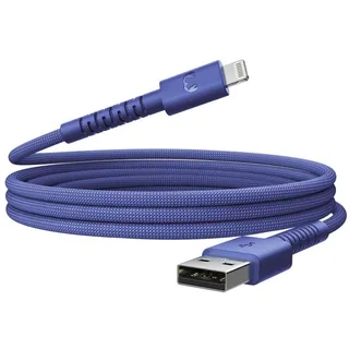 Fresh 'n Rebel Stecker Rundkabel Lightning auf USB A 2 m (True Blue)