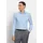 No Six Kent Herren Gr 37 Normaler Arm blau bleu 97 Baumwolle 3 Elastolefin Hemden