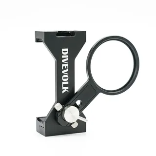 Divevolk - Klammer mit M67 Linsenhalter - Clamp with M67 Lens Holder