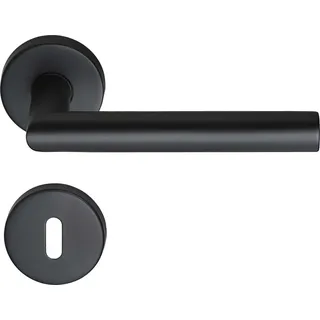 Meintürgriff Toulouse Drückergarnitur Rosettengarnitur schwarz