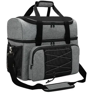 Pyatofly Bowlingtasche und gepolsterte Trennwand für Doppelball, 1 Paar Bowling