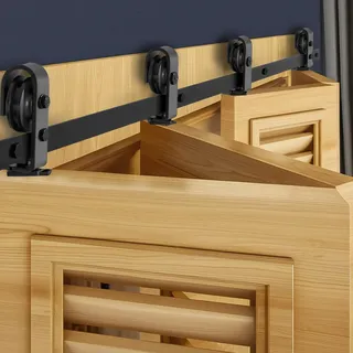 Vevor Schiebetürbeschlag Ausführung Schwarz