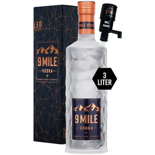 9 MILE Vodka 37,5% vol 3 l