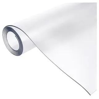 COFI Tischfolie 1.7mm Tischdecke 80 cm 150 cm Schutzfolie Tischschutz Tischmatte PVC transparent klar abwaschbar