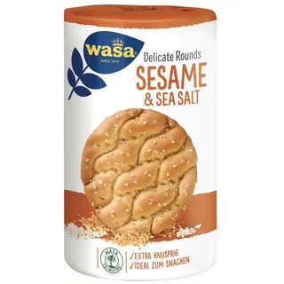 Wasa Delicate Rounds Sesame & Sea Salt, 235g