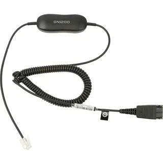 JABRA GN1200 CC Headset-Kabel Quick Disconnect Stecker zu RJ-9 männlich