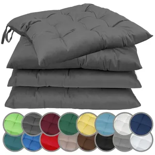 NatureMark Stuhlkissen 40 x 40 cm Grau