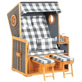 Sunny Smart Strandkorb 110 Z Bullauge 2-Sitzer Halbliegemodell Vintage-braun