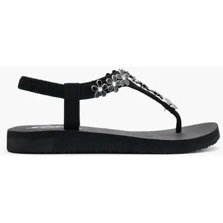 Skechers Mediation Cousin Zehentrenner-Sandale Schwarz, Damen, Größe: 37 - Skechers Mediation Cousin Zehentrenner-Sandale Schwarz, Damen, Größe: 37 - woman - Schwarz