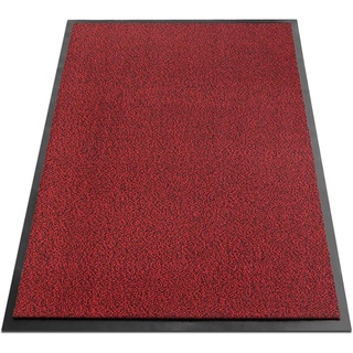 SKY Schmutzfangmatten Fußmatte SKY Performa, Erhältlich in vielen Farben & Größen, Eingangsmatte, rechteckig, Höhe: 7 mm, Antistatisch rot 40 cm x 60 cm x 7 mm