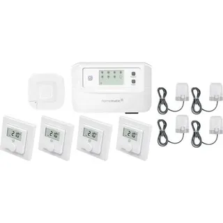 Homematic IP Starterkit Fußbodenheizung HmIP-HAP2+HmIP-FALMOT-C8+HmIP-WTH-1+HmIP-VDMOT