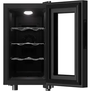 Tronitechnik TroniTechnik® Weinkühlschrank Marseille, Getränkekühlschrank, Minibar Weinkühler, 23 Liter, 8 Flaschen