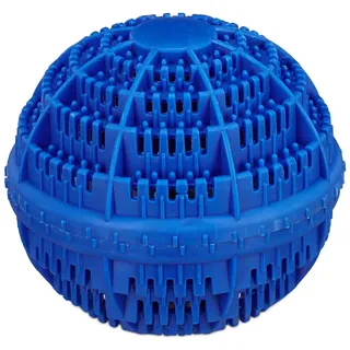 Relaxdays Waschball 2er Set, blau