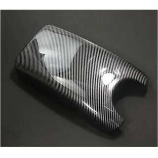 SANDNE Interieur Zubehör Für Benz Für CLK W209 2002-2006 Auto Interior Styling Auto Center Konsole Aufräumen Armlehne Box Panel Carbon Faser Abdeckung Trim Innen Zierleisten Dekoration