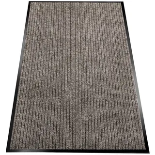 Karat Fußmatte Dura, Schmutzfangmatte mit Rutschfester Rückseite, In vielen Farben & Größen beige|braun 90 cm x 150 cm