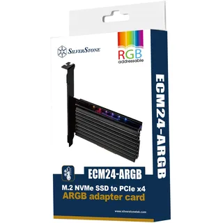Silverstone SST-ECM24-ARGB Schnittstellenkarte/Adapter Eingebaut M.2
