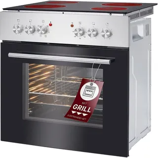 Bomann EHBC 7935 IX Herdset mit Glaskeramikkochfeld