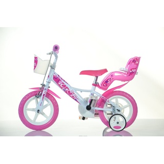 DINO BIKES Little Heart 12 Zoll pink/white