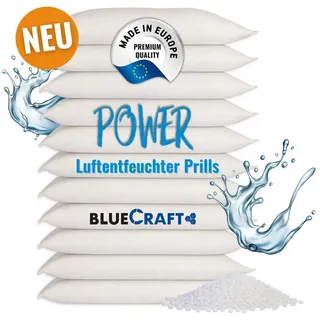 Bluecraft 10x 1kg Luftentfeuchter Prills Nachfüllpack im Vliesbeutel