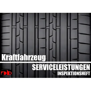 BoD – Books on Demand KFZ Serviceheft Scheckheft Inspektionsheft Wartungsheft - Car inspection booklet