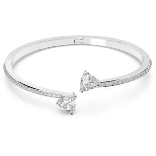 Swarovski Mesmera Armreif Herz Weiss Rhodiniert S