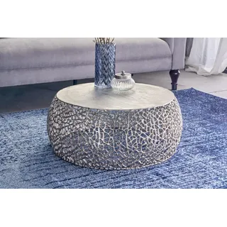 Riess-Ambiente Abstract Leaf Silber Metall 75 x 31 cm