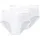 Essential white double rib sports briefs with a fly L 2er Pack