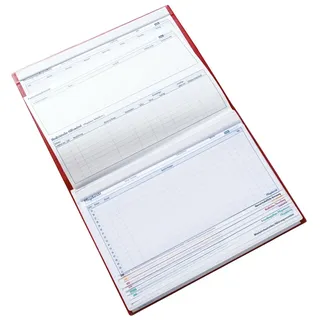 BOI Patienten-Dokumentationsmappe Professional-Line DIN A4 quer rot,