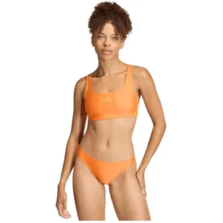 Adidas 3 Stripes V-back Bikini - Pure Orange / Pure Tangerine - 32