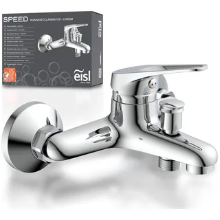 EISL Badewannenarmatur mit Einhebelmischer SPEED Chrom, Armatur für die Badewanne, Mischbatterie für die Badewanne in Chrom, NI023SCR