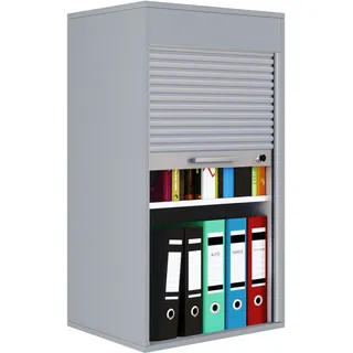 VCM Aktos L Rollladenschrank 50 x 40 x 93 cm grau