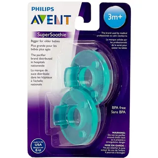 AVENT - Soothie - Schnuller aus Amerika - ab 3 Monate (3m+) - 2er Pack - Grün