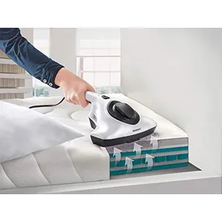 SILVERCREST® Milbensauger Antimilben-Sauger Matratzenreiniger Matratzensauger UV Licht 3-in-1 Entkeimungslampe - Saugmodus + Roll-&Klopfmodus