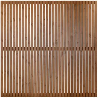 Andrewex Sichtschutzelement Quadra 180 x 180 cm Braun Holz