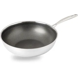 hensslers Wok Edelstahl