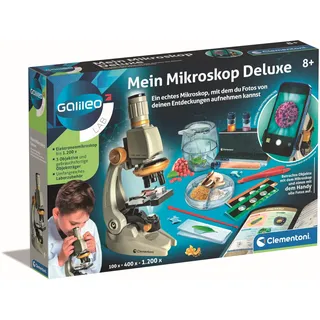 CLEMENTONI Mein Mikroskop Deluxe
