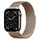 GPS + Cellular 46mm Gold Titanium Milanese Loop gold S/M